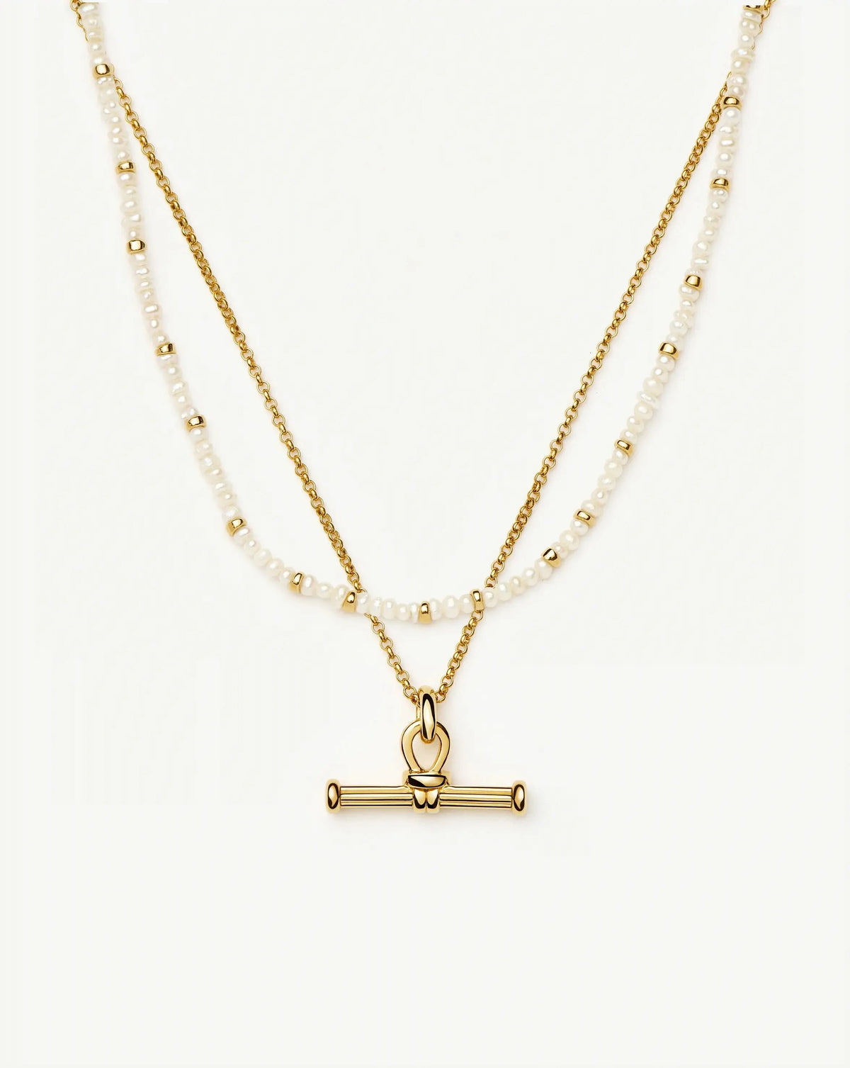 Andy Everyday Pearl Set | 18k Gold Plated, Pearl