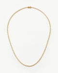 Classic Tennis Necklace | 18k Gold Vermeil Cubic Zirconia