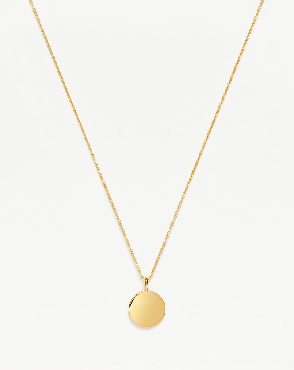 Engravable Round Necklace