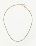Solid Gold Classic Rope Chain Necklace