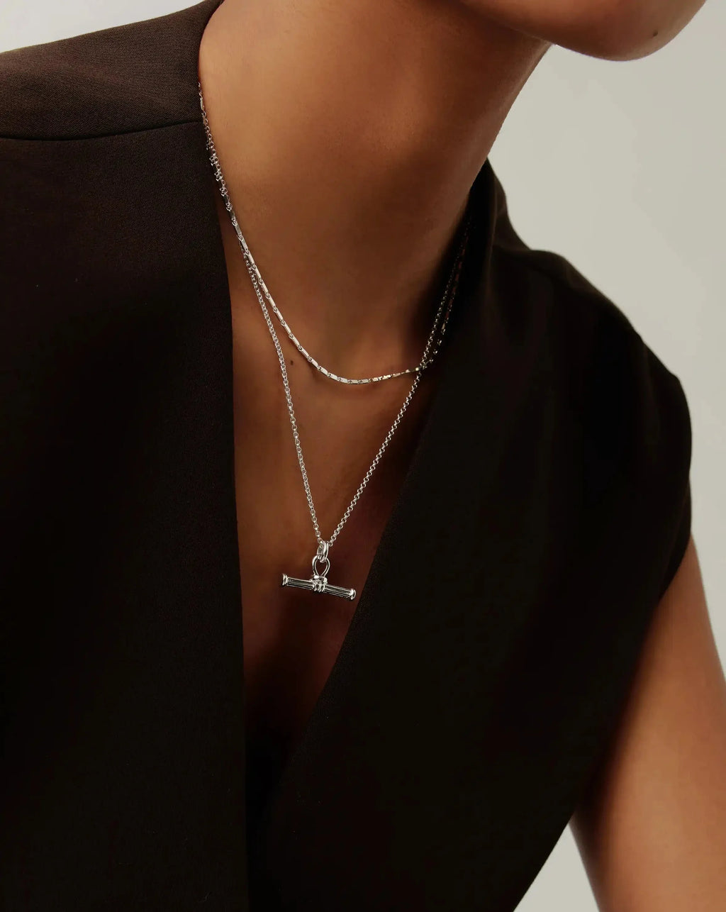 Lucy Williams Horizon Link Chain Necklace | Sterling Silver