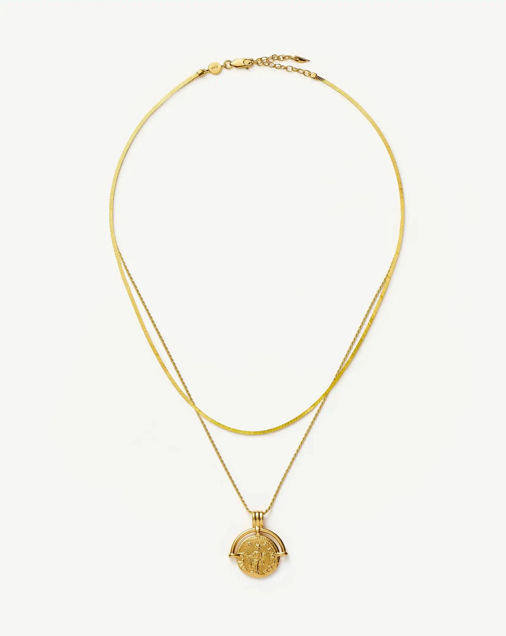The Roman Arc Necklace Set | 18k Gold Plated /  18k Gold Plated Vermeil