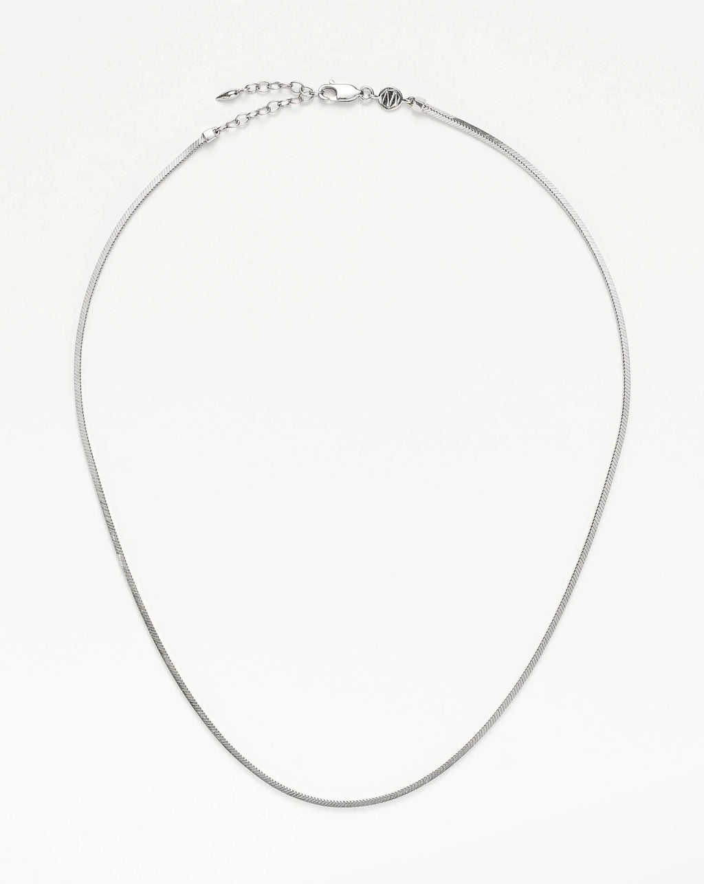 Lucy Williams Short Square Snake Chain Necklace