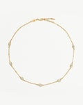 Magma Gemstone Charm Choker | 18k Recycled Gold Vermeil on Recycled Sterling Silver