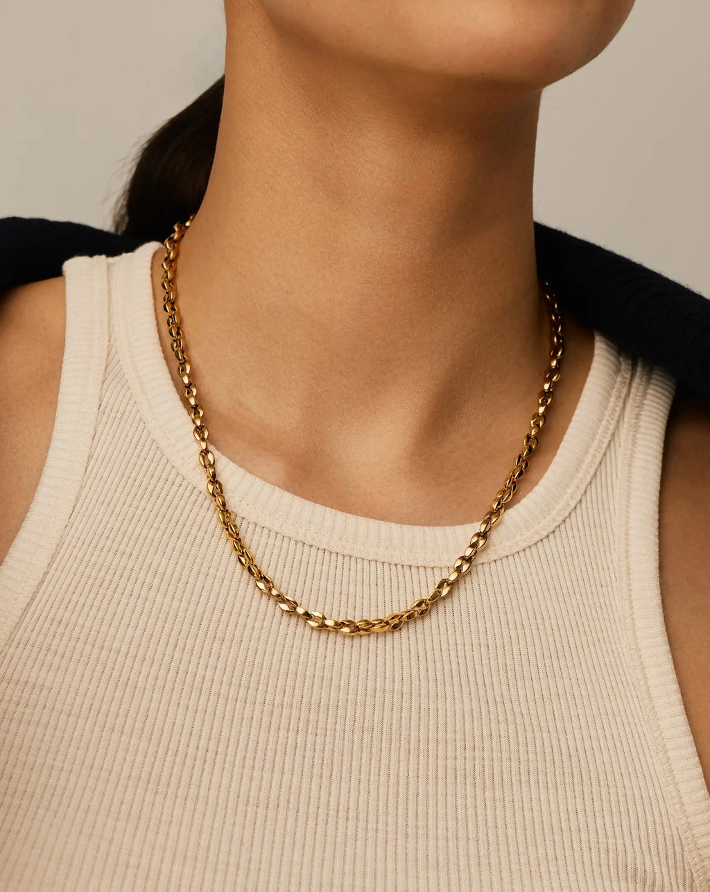 Mariner Medium Chain Necklace | 18k Gold Plated