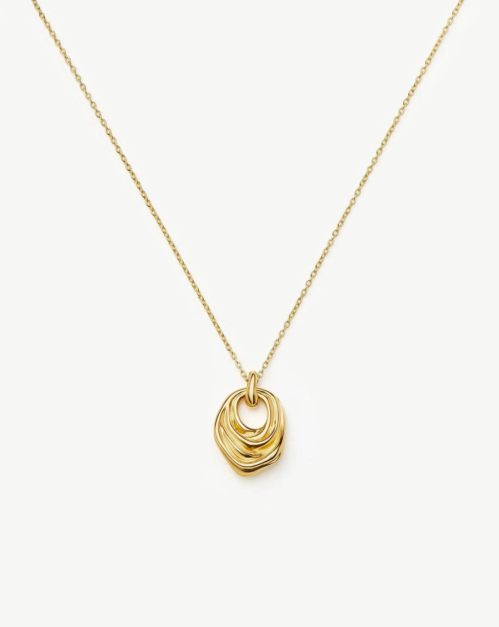 MARKGONG Draped Pendant Necklace | 18k Gold Plated