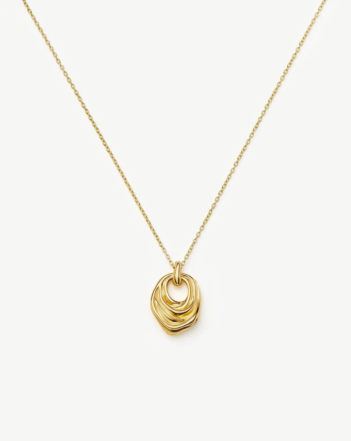 MARKGONG Draped Pendant Necklace | 18k Gold Plated