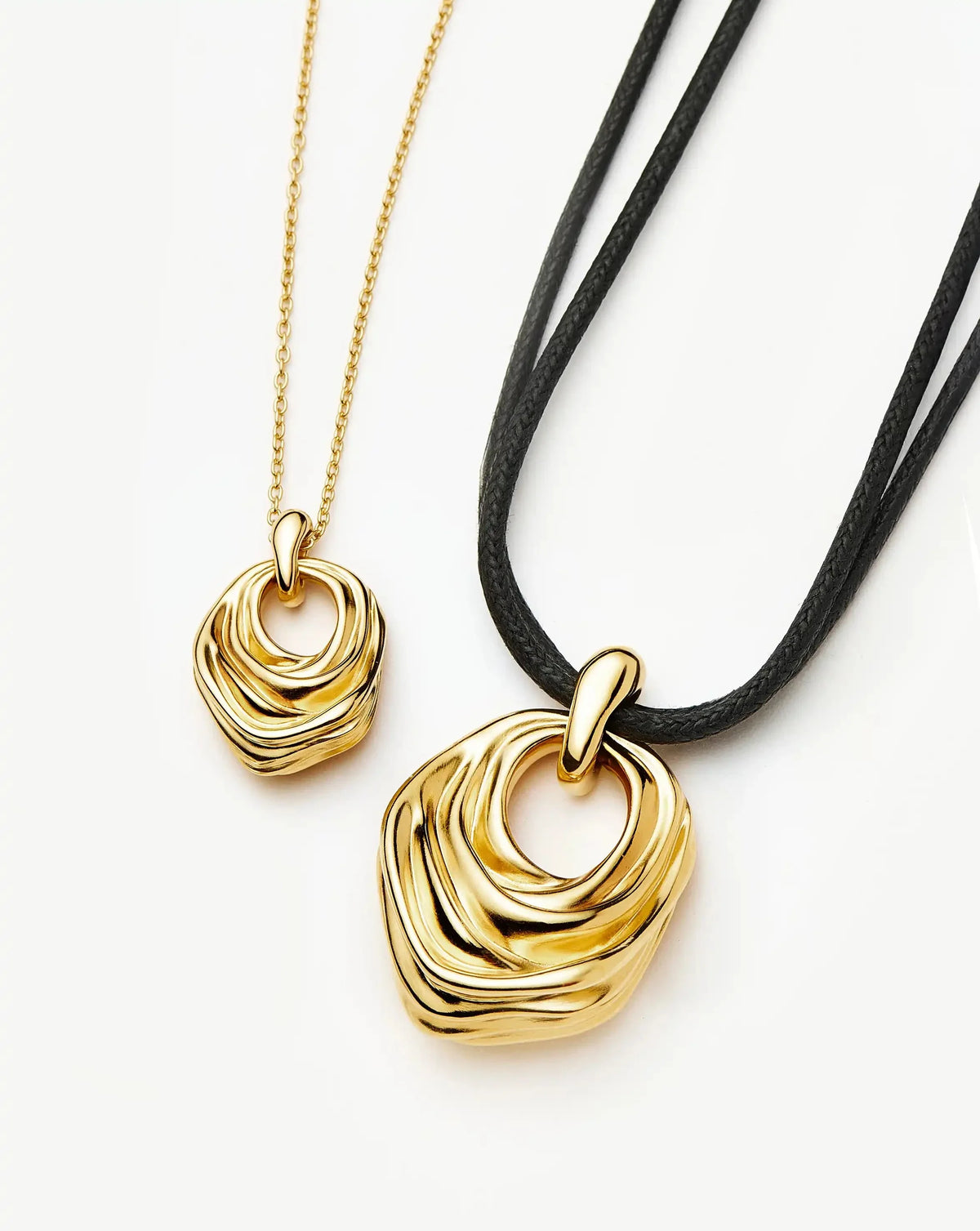 MARKGONG Draped Pendant Necklace | 18k Gold Plated