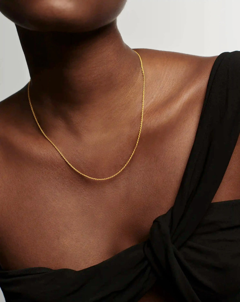 Medium Rope Chain Necklace | 18k Gold Vermeil