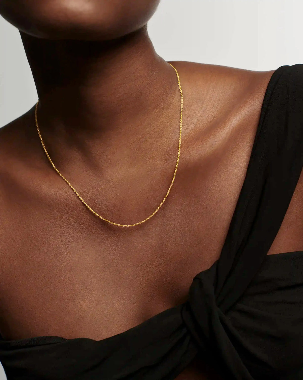 Medium Rope Chain Necklace | 18k Gold Vermeil