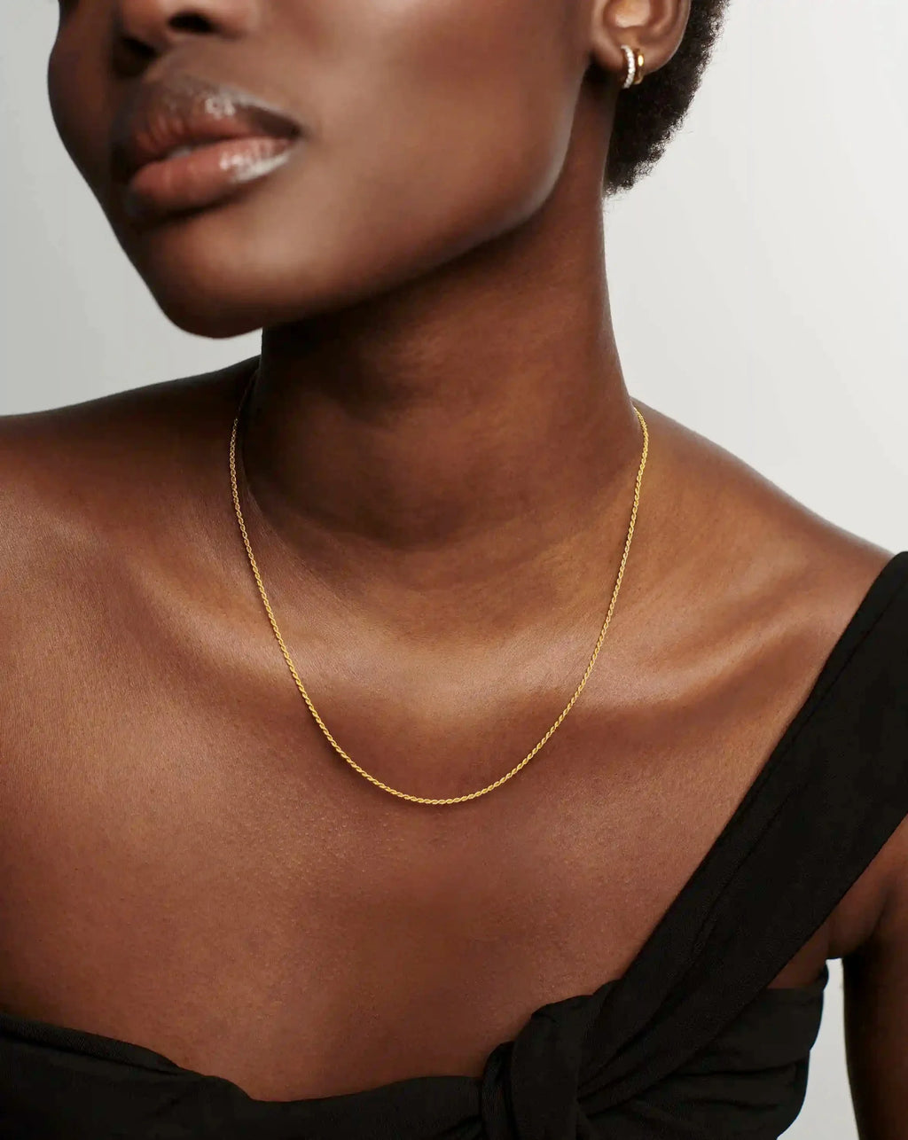 Medium Rope Chain Necklace | 18k Gold Vermeil