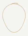 Mini Paperclip Chain Necklace | 18k Gold Plated