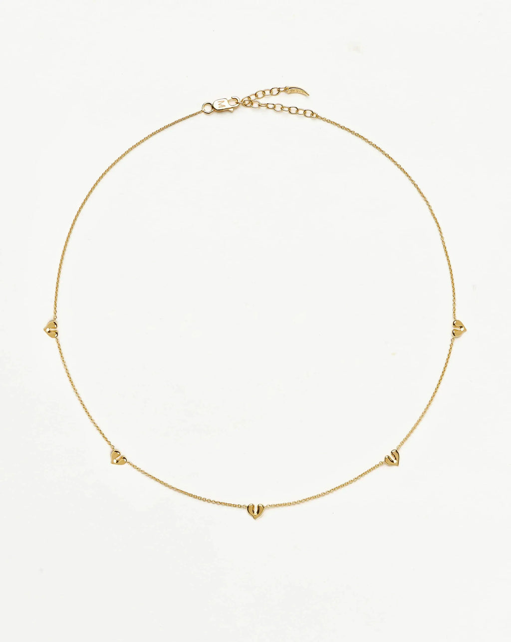 Molten Heart Mini Charm Choker | 18k Gold Vermeil