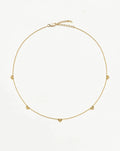 Molten Heart Mini Charm Choker | 18k Gold Vermeil