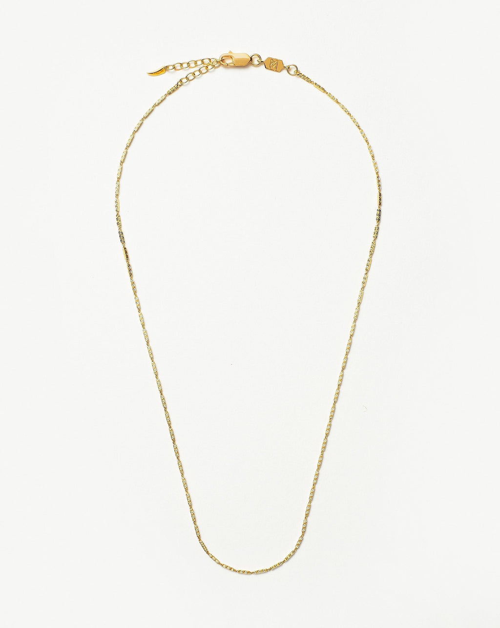 Savi Textured Link Chain Necklace