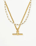 The Andy Pearl Necklace Set | 18k Gold Plated/Pearl