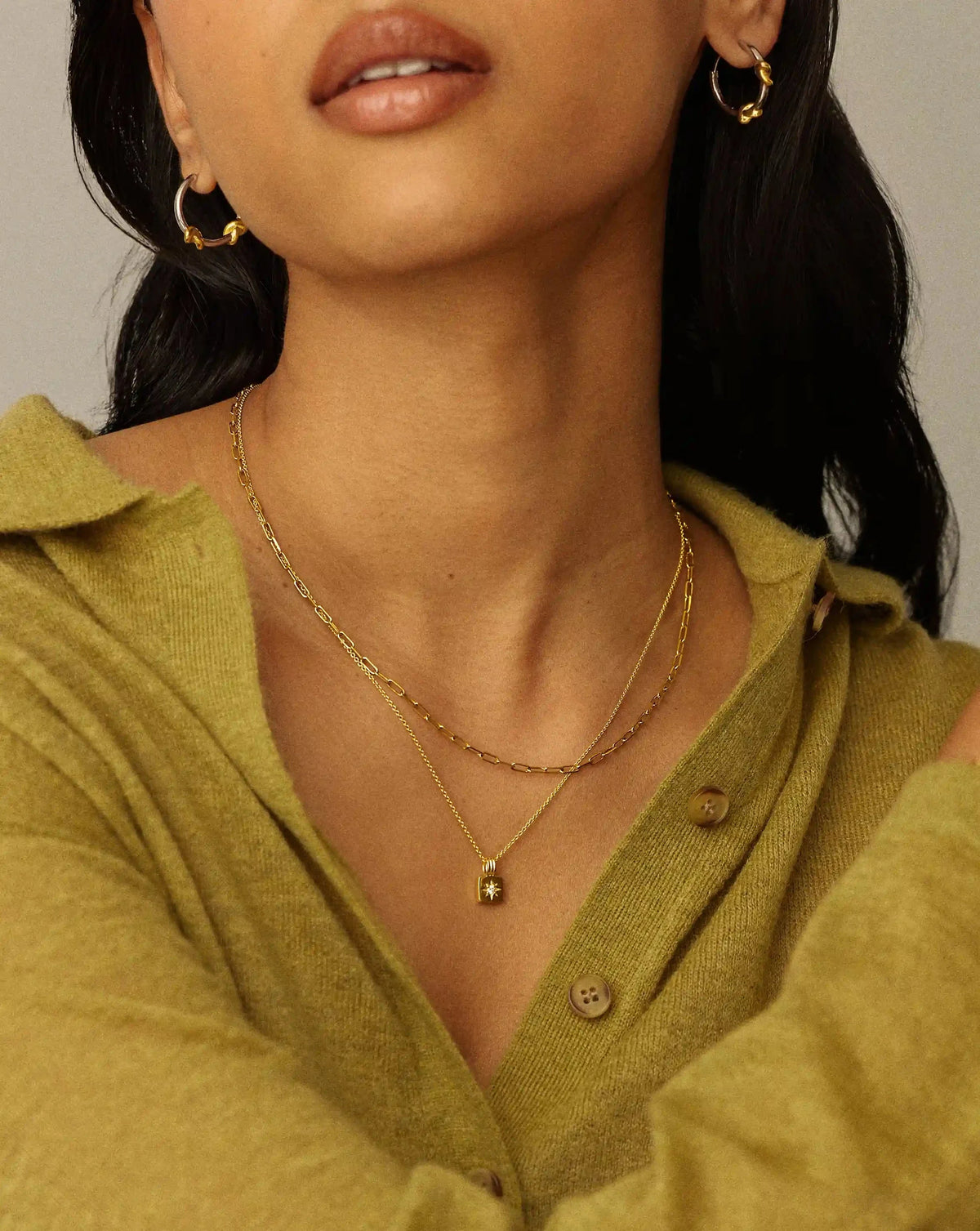 The Effortless Necklace Set | 18k Gold Plated