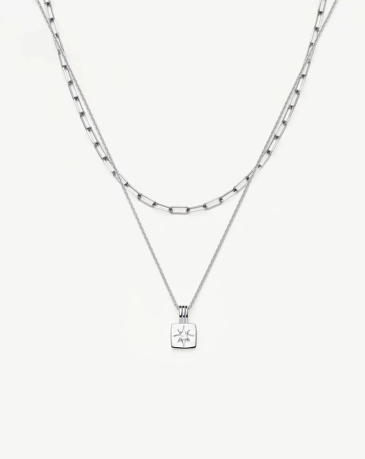 The Effortless Necklace Set | Platinum Plated