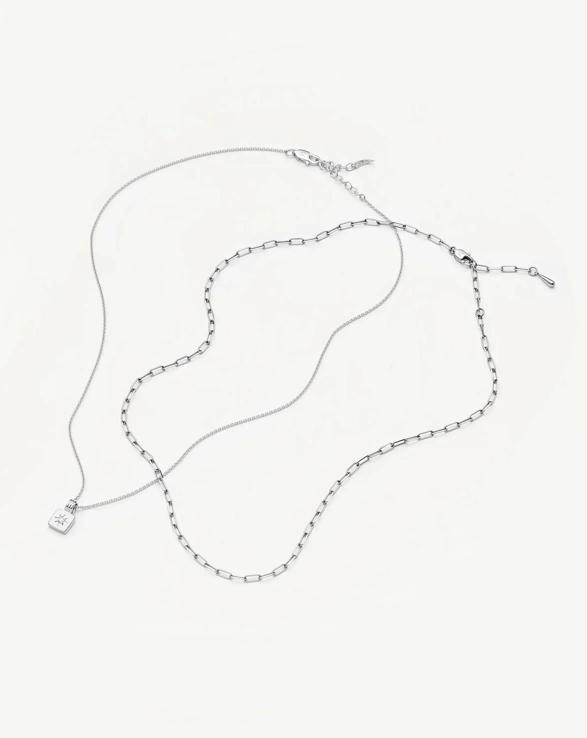 The Effortless Necklace Set | Platinum Plated