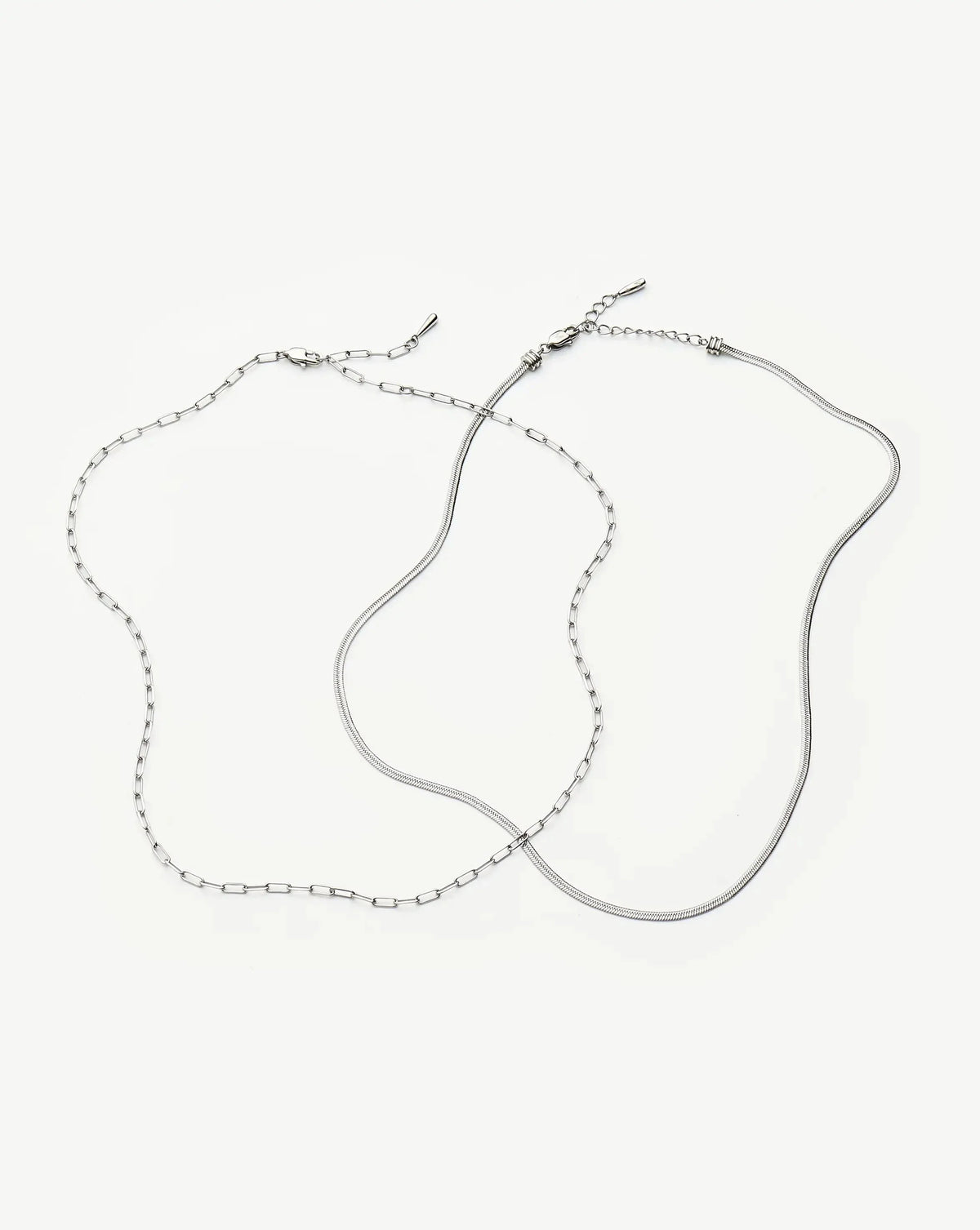The Go-To Necklace Set | Platinum Plated