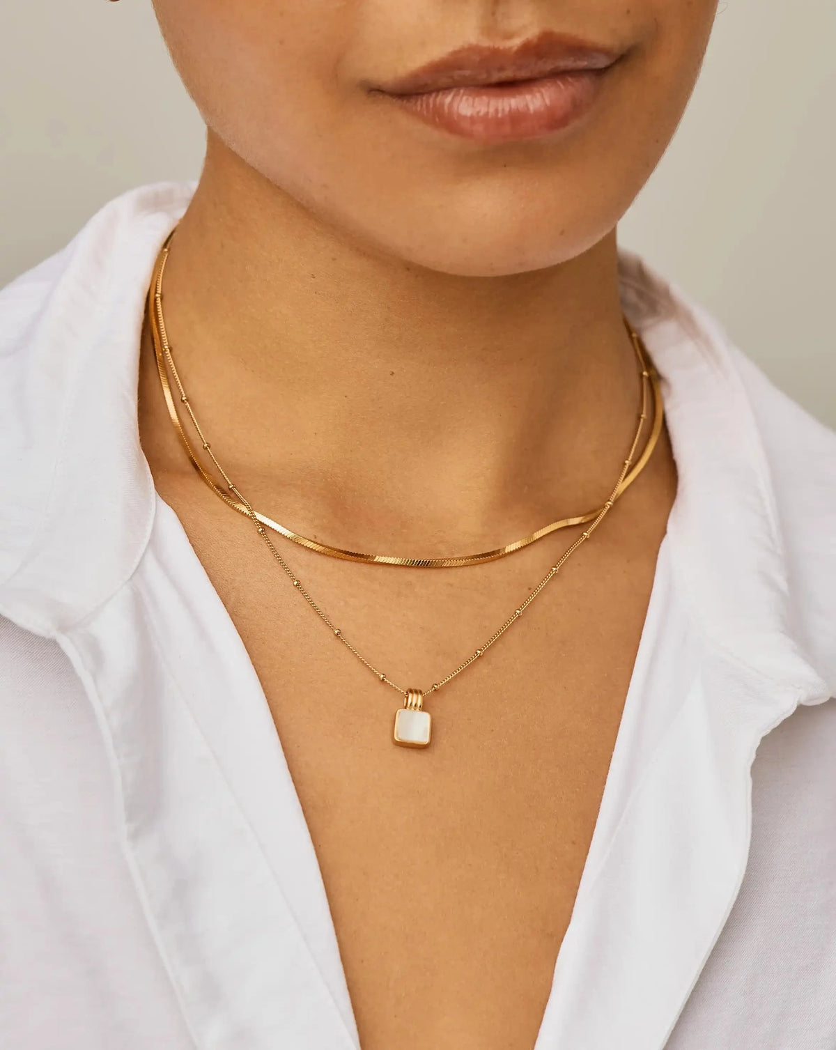 The Signature Gemstone Necklace Set