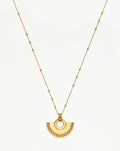 Zenyu Fan Necklace | 18k Gold Plated